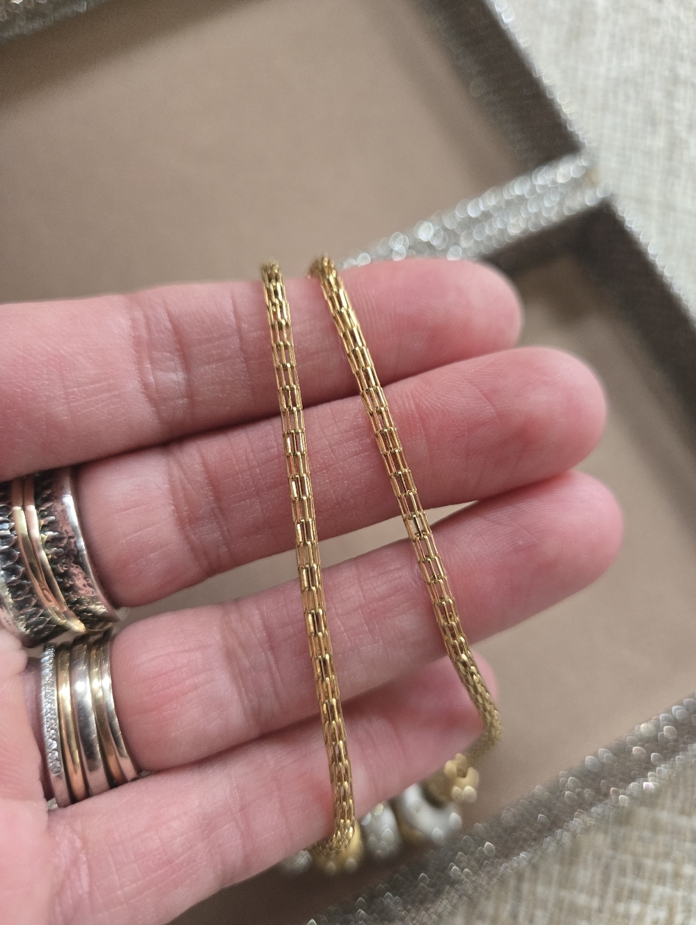 Swarovski Te Kauri Two-Tone Sliding Charm Necklace - Picture 5 of 10